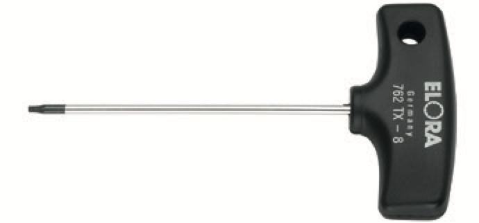ELORA 762TX Torx Key With T-Handle (ELORA Tools) - Premium Torx Key from ELORA - Shop now at Yew Aik.