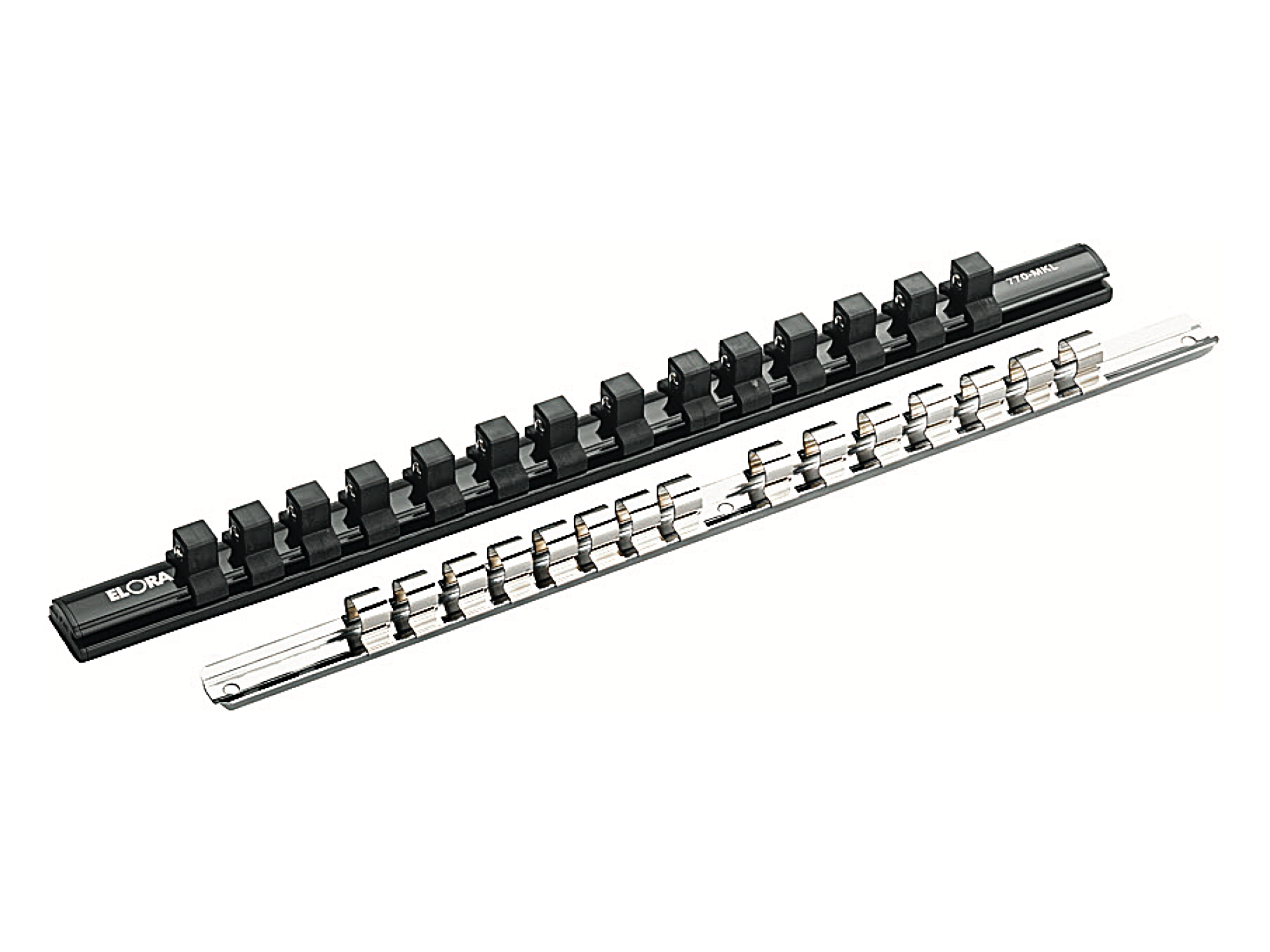 ELORA 770-KL 1/2" Socket Rail 15 Shiftable Socket Clips - Premium 1/2" Socket Rail from ELORA - Shop now at Yew Aik.
