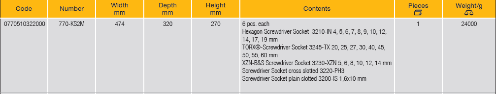 ELORA 770-KS2M Elora-Big Spender Tool Cabinet (ELORA Tools) - Premium Tool Cabinet from ELORA - Shop now at Yew Aik.