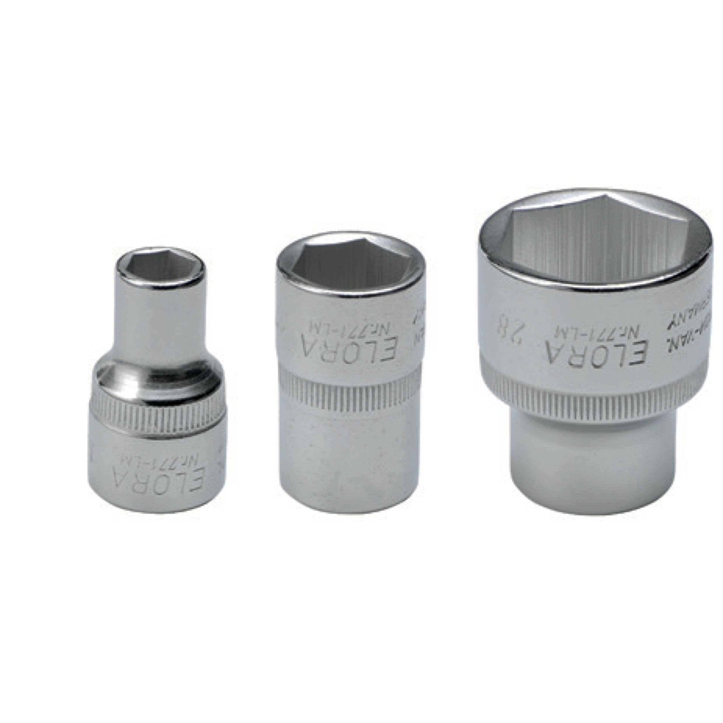 ELORA 770-LA 1/2" Bi-Hexagon Socket Inches (ELORA Tools) - Premium 1/2" Bi-Hexagon Socket Inches from ELORA - Shop now at Yew Aik.