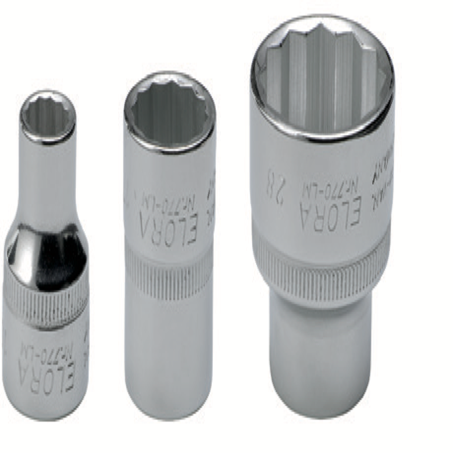ELORA 770-LM 1/2" Bi-Hexagon Socket Metric (ELORA Tools) - Premium 1/2" Bi-Hexagon Socket Metric from ELORA - Shop now at Yew Aik.