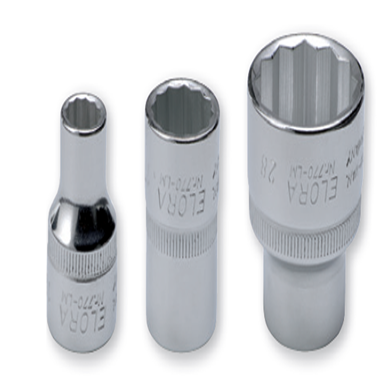 ELORA 770-LW 1/2" Bi-Hexagon Socket Inches (ELORA Tools) - Premium 1/2" Bi-Hexagon Socket Inches from ELORA - Shop now at Yew Aik.