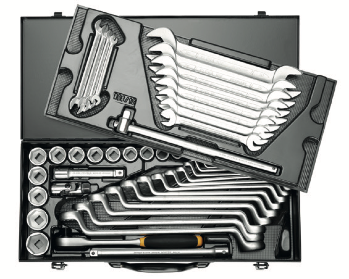 ELORA 770-RDS12MU Combination Socket Set 1/2" Bi-Hexagon Metric - Premium Combination Socket from ELORA - Shop now at Yew Aik.