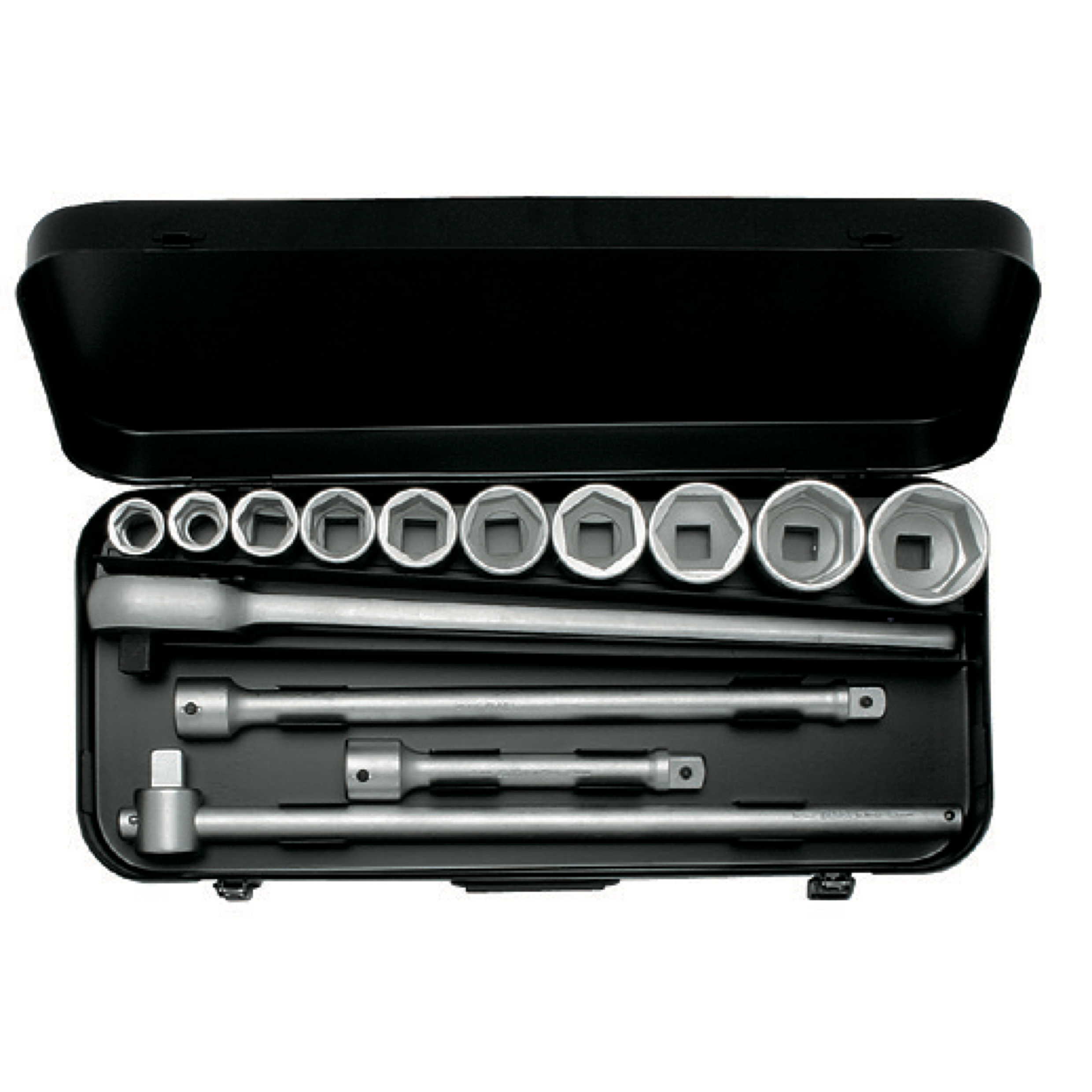 ELORA 770-S10 MZ 3/4" Bi-Hexagon Socket Set Metric 14Pcs - Premium 3/4" Bi-Hexagon Socket Set Metric from ELORA - Shop now at Yew Aik.