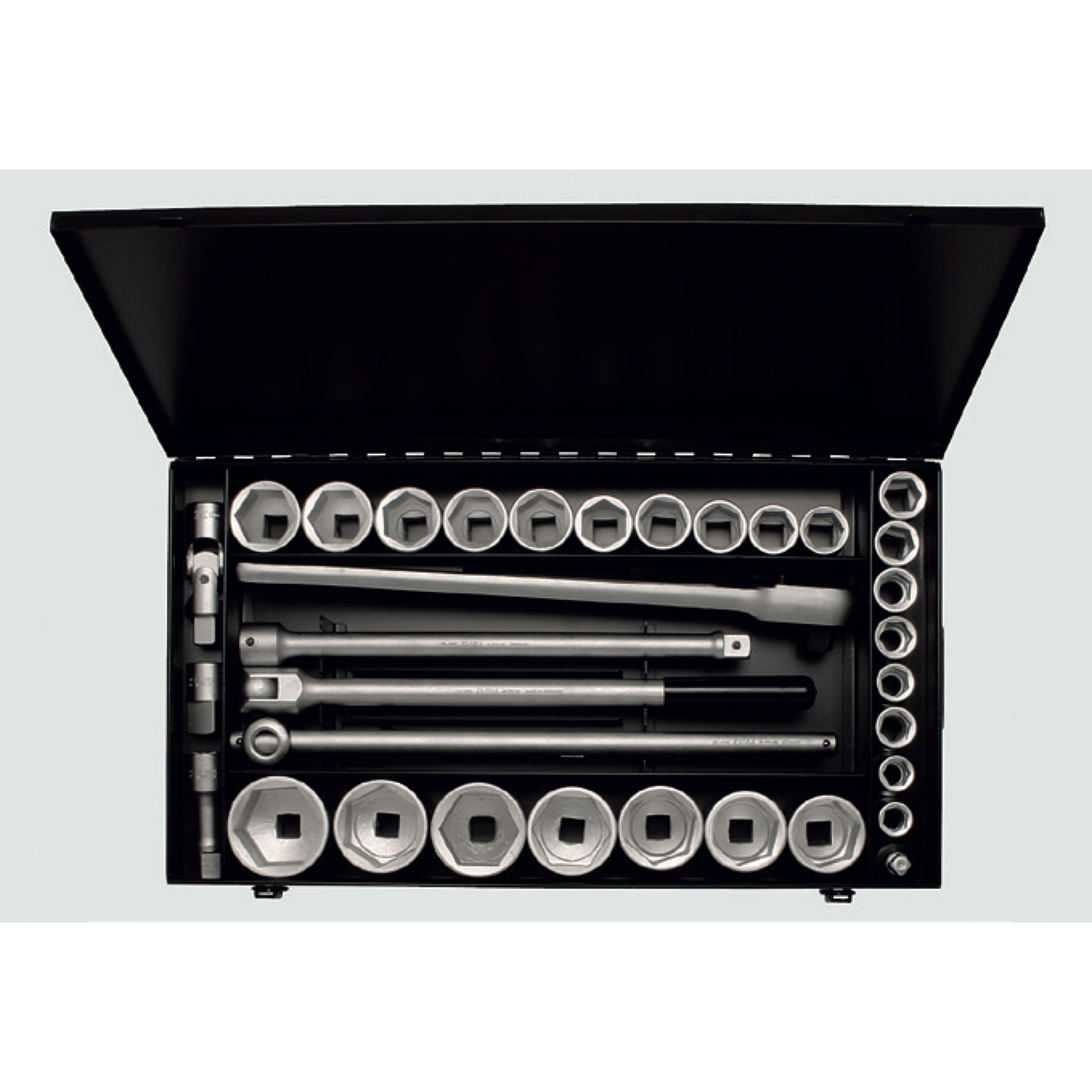 ELORA 770-S26 AZ 3/4" Bi-Hexagon Socket Set Inches 35Pcs - Premium 3/4" Bi-Hexagon Socket Set Inches from ELORA - Shop now at Yew Aik.