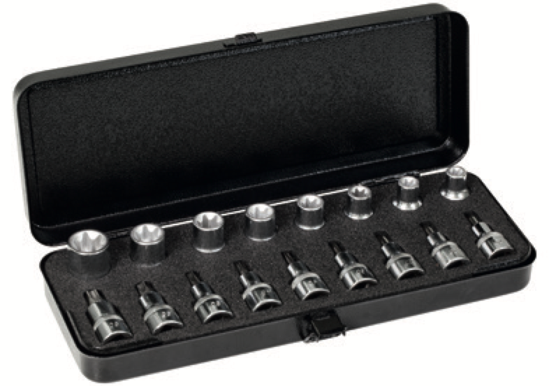 ELORA 770-TXE 1/2" Torx Socket Set 17Pcs (ELORA Tools) - Premium 1/2" Torx Socket Set from ELORA - Shop now at Yew Aik.