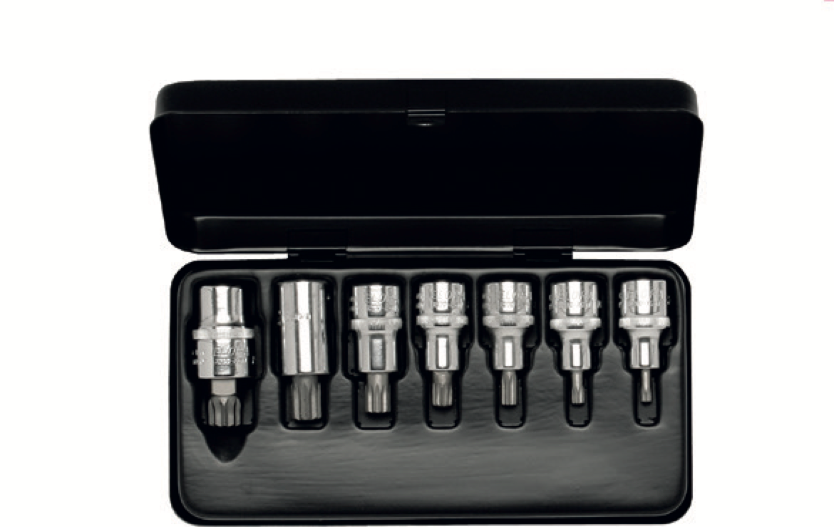 ELORA 770-XZN 1/2" Bi-Hexagon Socket Set Metric (ELORA Tools) - Premium 1/2" Bi-Hexagon Socket Set Metric from ELORA - Shop now at Yew Aik.