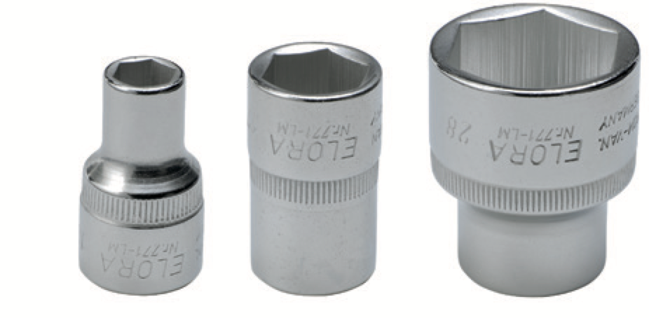 ELORA 771-LM 1/2" Hexagon Socket Metric (ELORA Tools) - Premium 1/2" Hexagon Socket Metric from ELORA - Shop now at Yew Aik.