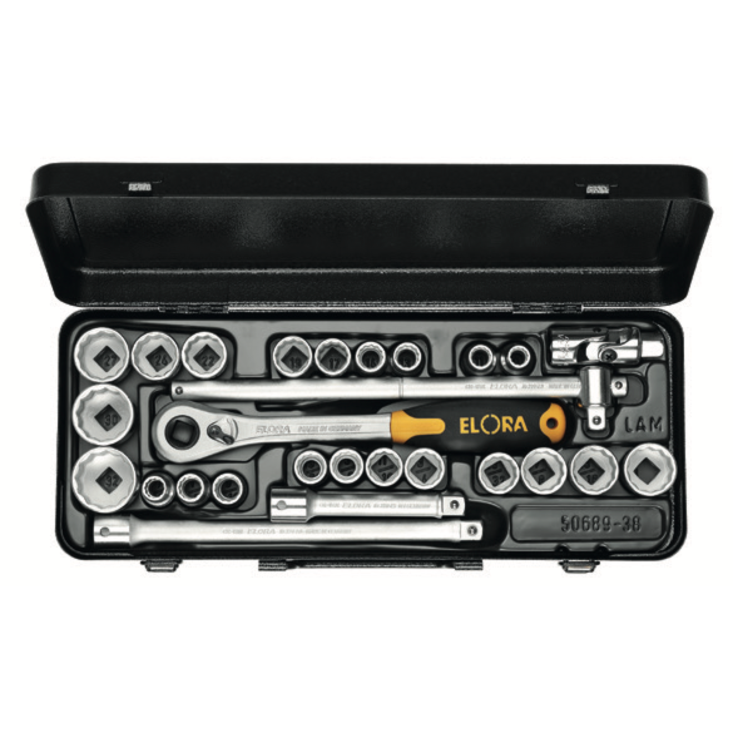 ELORA 771-OKLAMU 1/2" Hexagon Socket Set Inches (ELORA Tools) - Premium 1/2" Hexagon Socket Set Inches from ELORA - Shop now at Yew Aik.