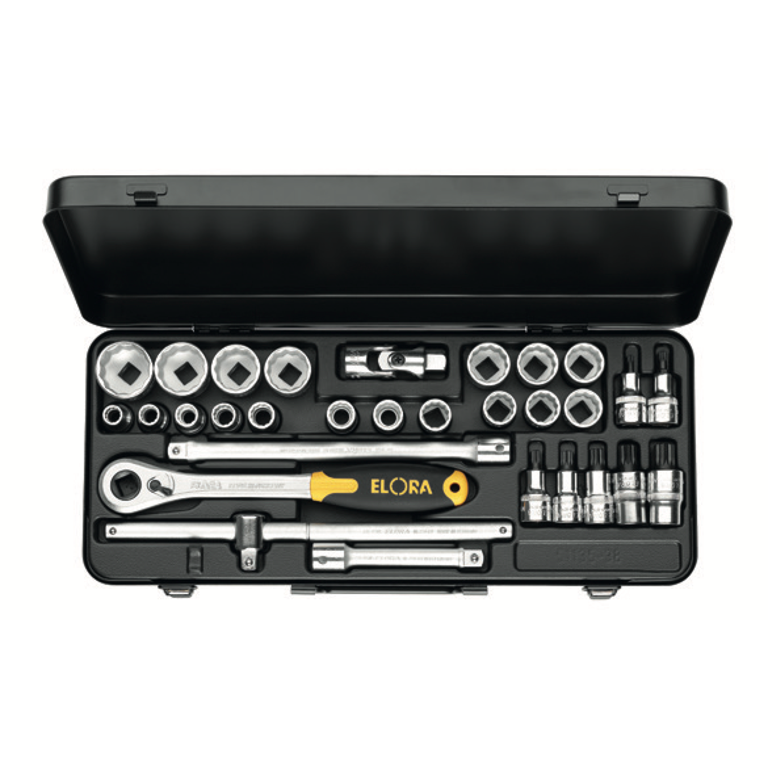 ELORA 771-OKLXZNU/ZNK 1/2" Hexagon Socket Set Metric 30Pcs - Premium 1/2" Hexagon Socket Set Metric from ELORA - Shop now at Yew Aik.