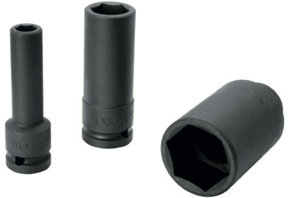 ELORA 790LTA 1/2" Impact Socket Extra Deep Hexagon Inches - Premium 1/2" Impact Socket from ELORA - Shop now at Yew Aik.