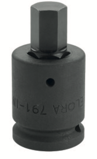 ELORA 791IN 3/4" Impact Socket Hexagon Metric (ELORA Tools) - Premium 3/4" Impact Socket from ELORA - Shop now at Yew Aik.