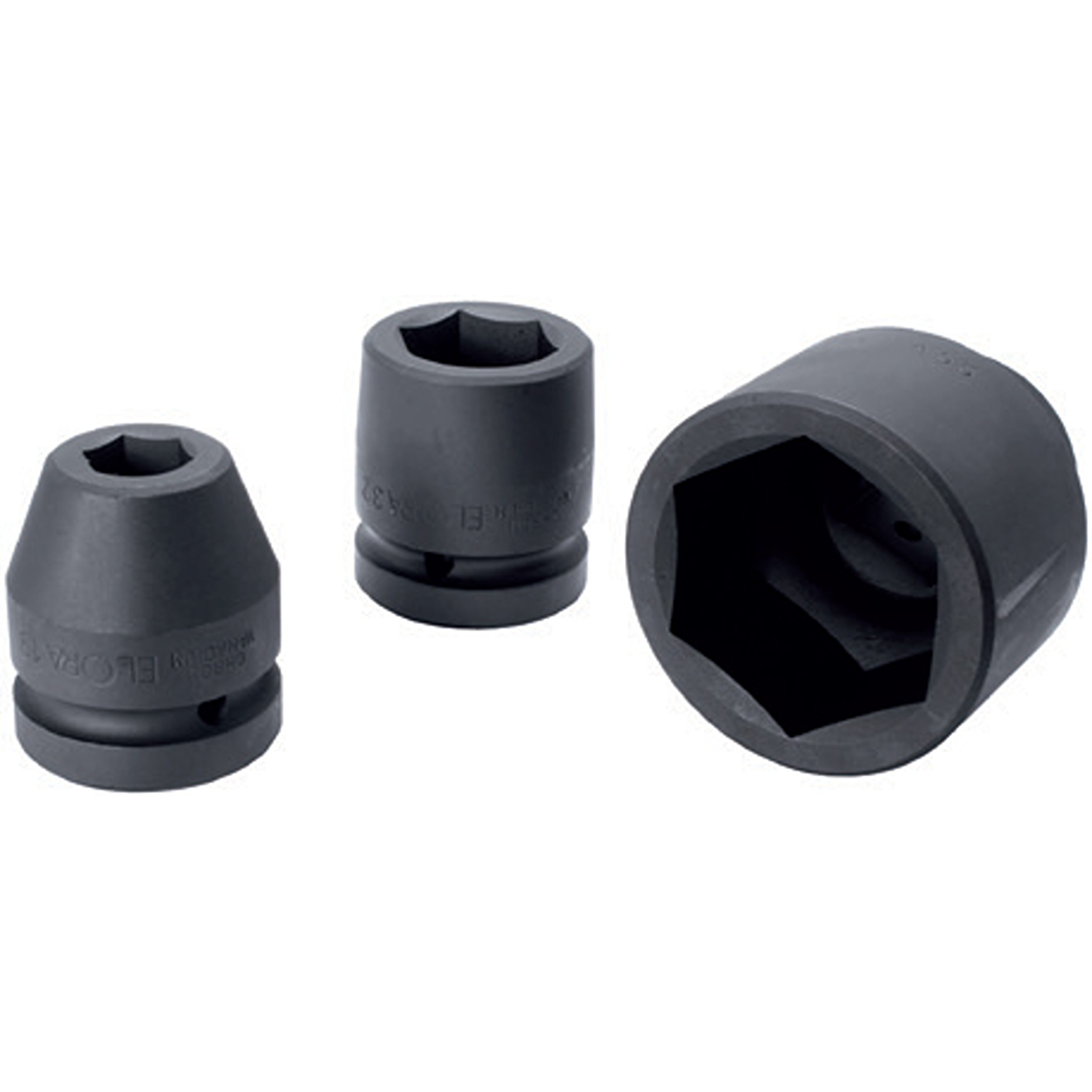 ELORA 792A 1" Impact Socket Hexagon Inches (ELORA Tools) - Premium 1" Impact Socket from ELORA - Shop now at Yew Aik.