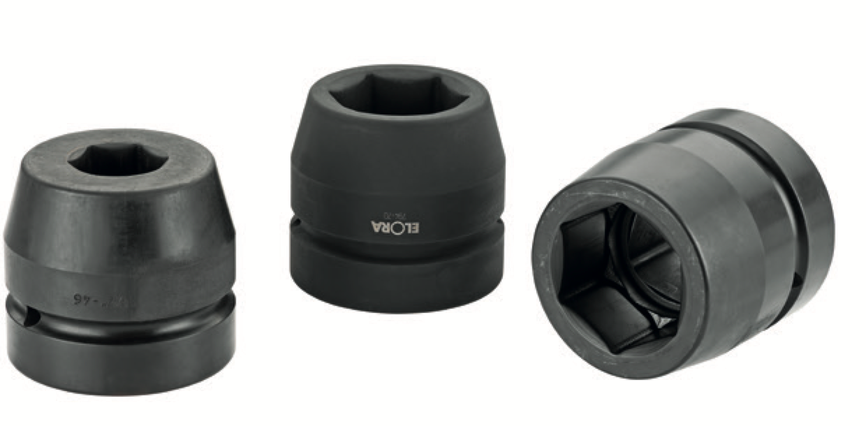 ELORA 794 2.1/2" Impact Socket Hexagon Metric (ELORA Tools) - Premium 2.1/2" Impact Socket from ELORA - Shop now at Yew Aik.