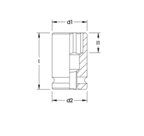 ELORA 797-E 3/8" Impact Socket (ELORA Tools) - Premium 3/8" Impact Socket from ELORA - Shop now at Yew Aik.