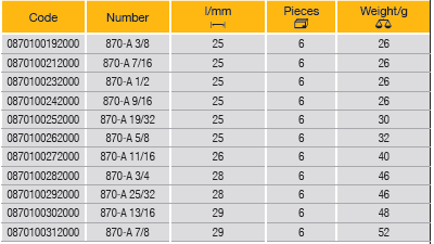 ELORA 870-A 3/8" Bi-Hexagon Socket Inches (ELORA Tools) - Premium 3/8" Bi-Hexagon Socket Inches from ELORA - Shop now at Yew Aik.