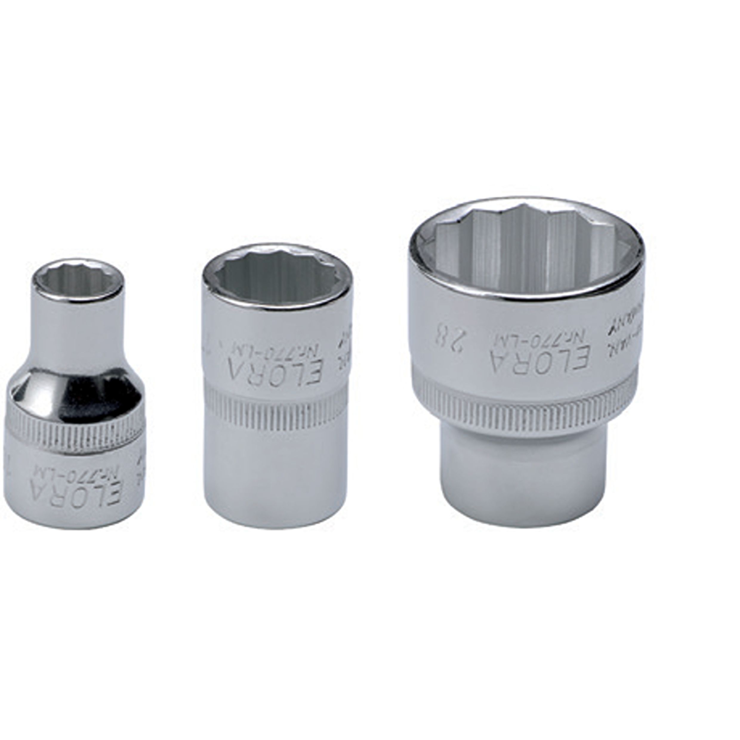 ELORA 870-A 3/8" Bi-Hexagon Socket Inches (ELORA Tools) - Premium 3/8" Bi-Hexagon Socket Inches from ELORA - Shop now at Yew Aik.
