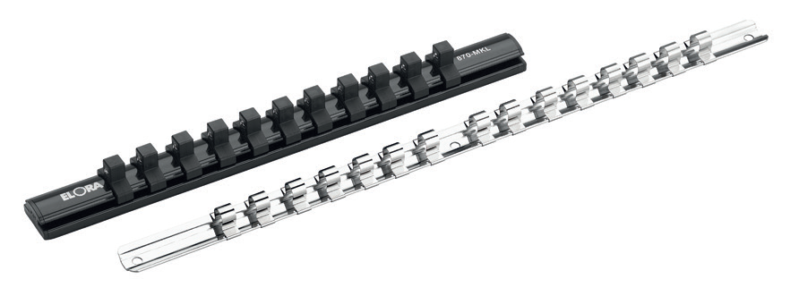 ELORA 870-KL 3/8" Socket Rail 15 Shiftable Socket Clips - Premium 3/8" Socket Rail from ELORA - Shop now at Yew Aik.