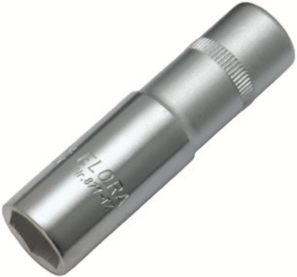 ELORA 871TZ Spark Plug Socket 3/8‘‘, Hexagon (ELORA Tools) - Premium Plug Socket from ELORA - Shop now at Yew Aik.