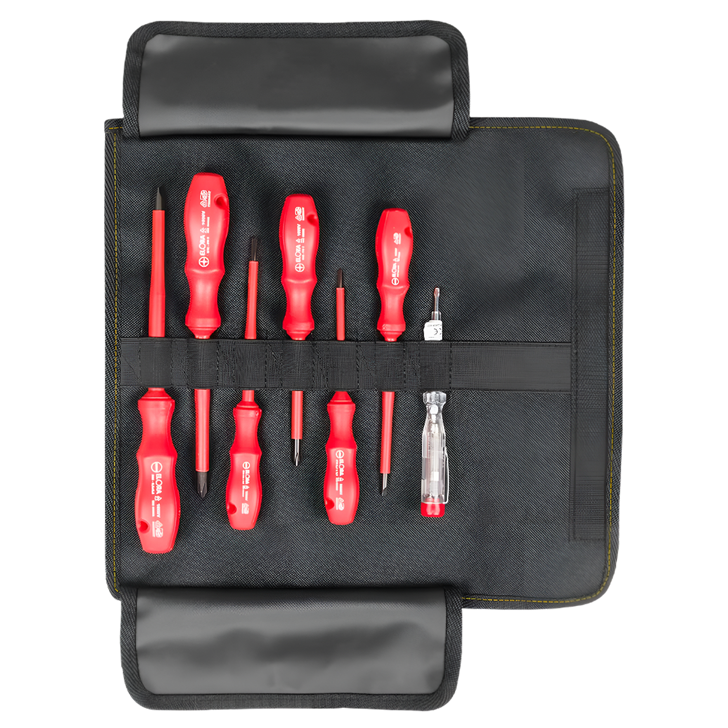 ELORA JUBI 900-S7 VDE Screwdriver Set Roll Up Bag 7Pcs - Yew Aik (S) Pte Ltd