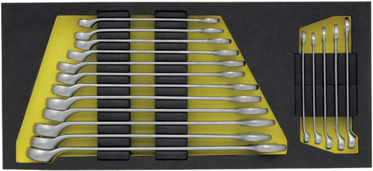 ELORA OMS-1 Combination Spanners Set , Cranked (ELORA Tools) - Premium Combination Spanners Set from ELORA - Shop now at Yew Aik.