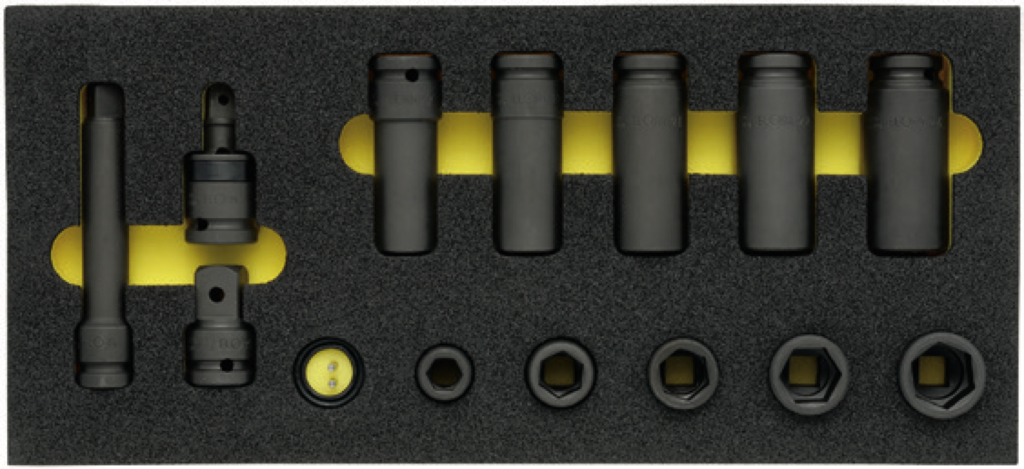 ELORA OMS-24L 1/2" Module Impact Socket Set Empty Module - Premium 1/2" Module Impact Socket Set from ELORA - Shop now at Yew Aik.