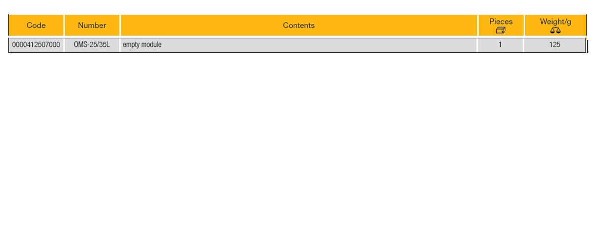 ELORA OMS-25/35L 3/4" Module Socket Set Empty Module - Premium 3/4" Module Socket from ELORA - Shop now at Yew Aik.