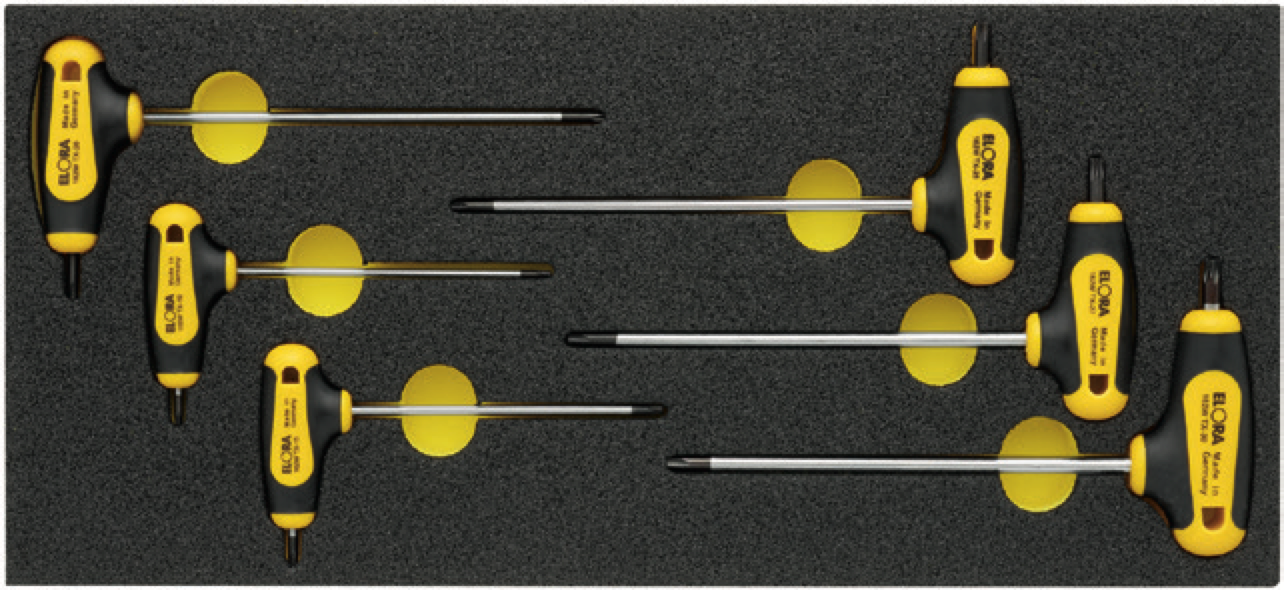ELORA OMS-27 Modul Torx Key Set With T-Handle (ELORA Tools) - Premium Torx Key Set from ELORA - Shop now at Yew Aik.