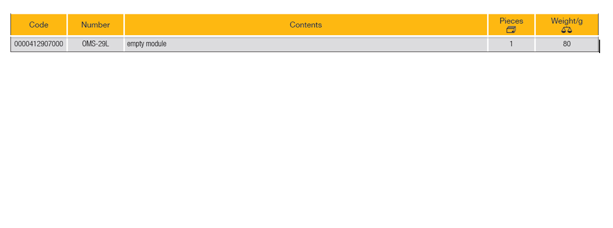 ELORA OMS-29L Module Ring Ratchet Spanner, Bent Empty Module - Premium Ring Ratchet Spanner from ELORA - Shop now at Yew Aik.