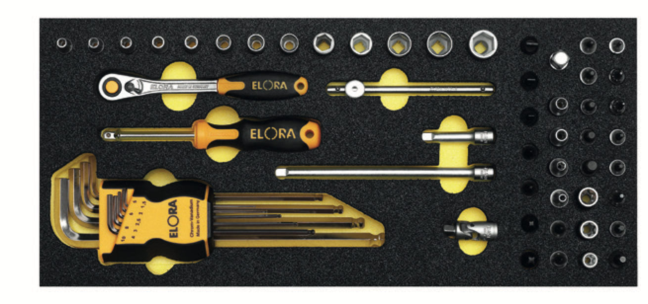 ELORA OMS-2L 1/4" Module Socket Set Empty Module (ELORA Tools) - Premium 1/4" Module Socket Set from ELORA - Shop now at Yew Aik.
