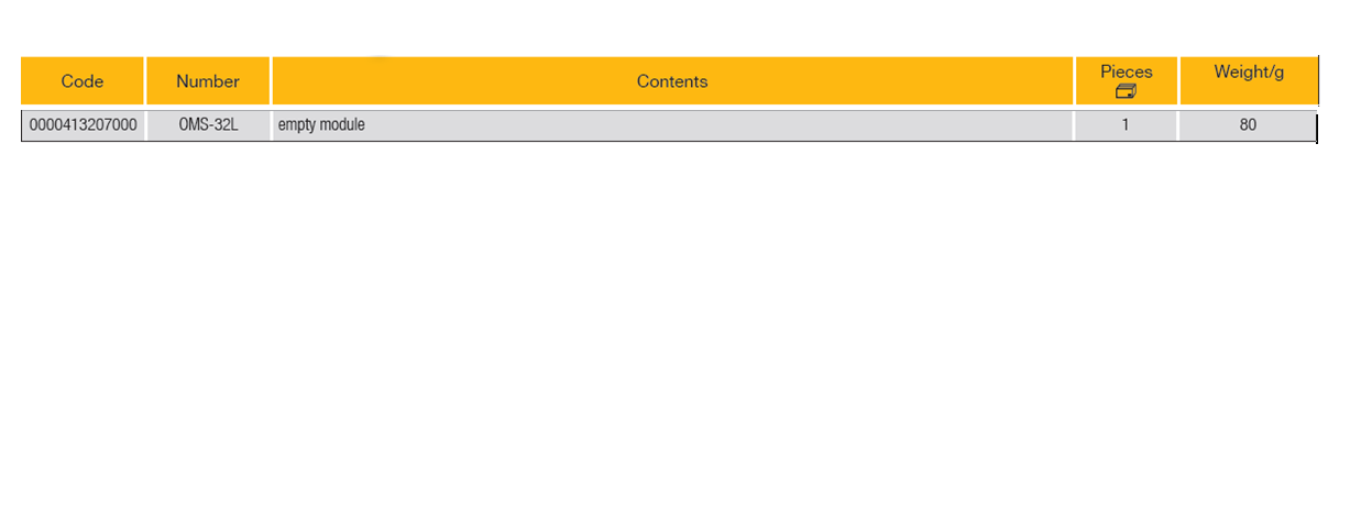ELORA OMS-32L Module Combination Spanner Ratchet Empty Module - Premium Combination Spanner from ELORA - Shop now at Yew Aik.