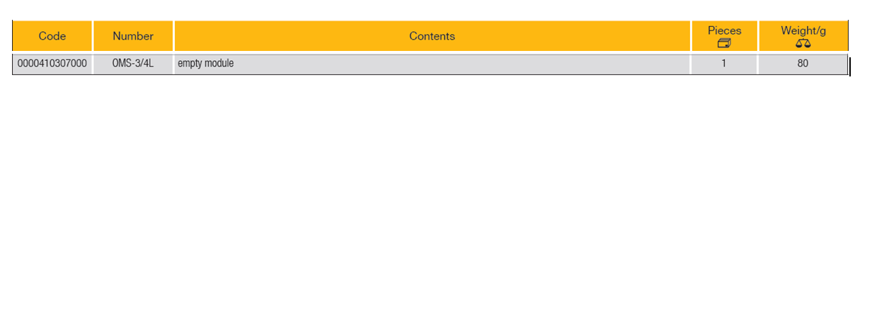 ELORA OMS-3/4L 1/2" Module Socket Set Empty Module (ELORA Tools) - Premium 1/2" Module Socket Set from ELORA - Shop now at Yew Aik.