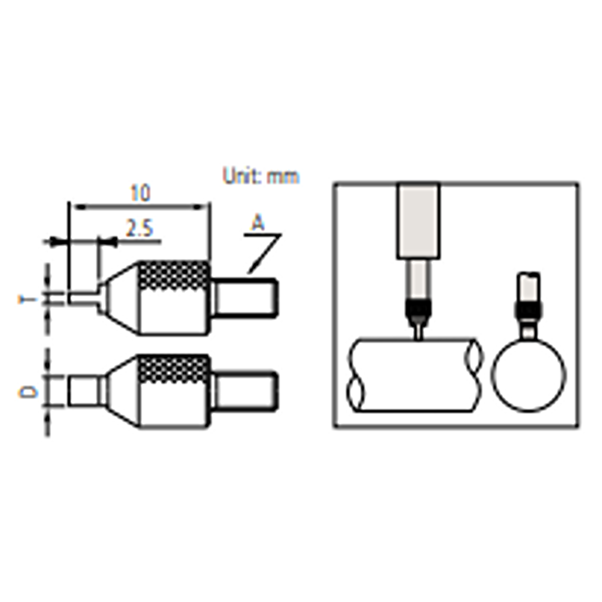 MITUTOYO 12006 Optional Accessory - Blade Point (Carbide) - Premium Blade Point from MITUTOYO - Shop now at Yew Aik.