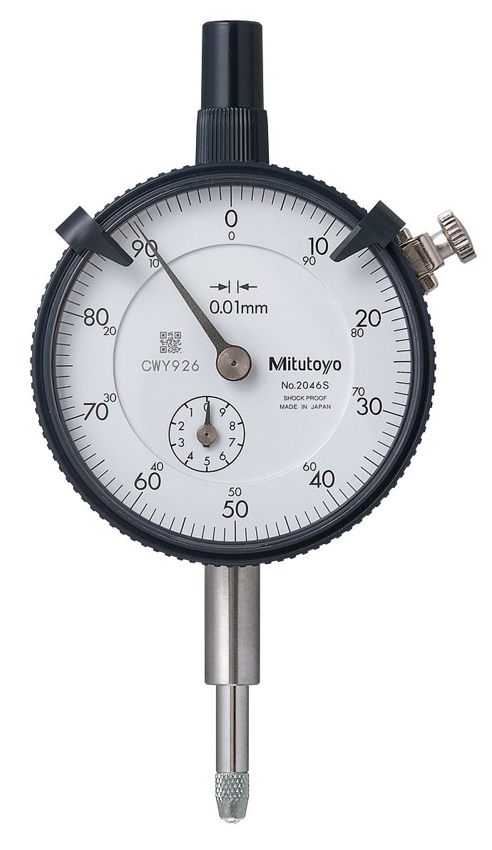 MITUTOYO 2046S-01 10mm Metric-Series2 Dial Indicator 3/8” DIA - Premium Dial Indicator 3/8” from MITUTOYO - Shop now at Yew Aik.
