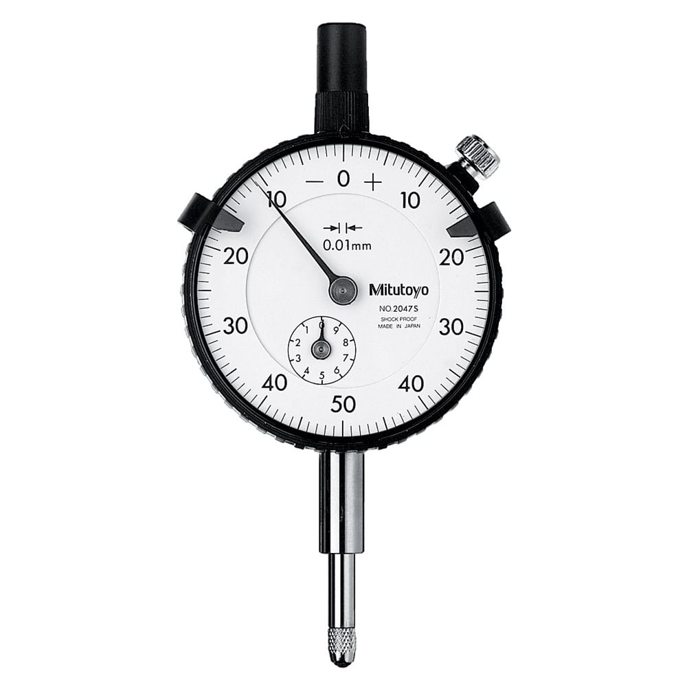 MITUTOYO 2047S-01 10mm Metric-Series2 Dial Indicator 3/8” DIA - Premium Dial Indicator 3/8” from MITUTOYO - Shop now at Yew Aik.
