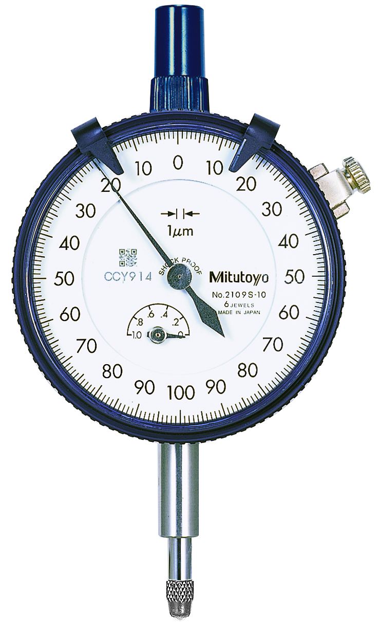 MITUTOYO 2109S-11 1mm Metric-Series2 Dial Indicator 3/8” DIA - Premium Dial Indicator 3/8” from MITUTOYO - Shop now at Yew Aik.