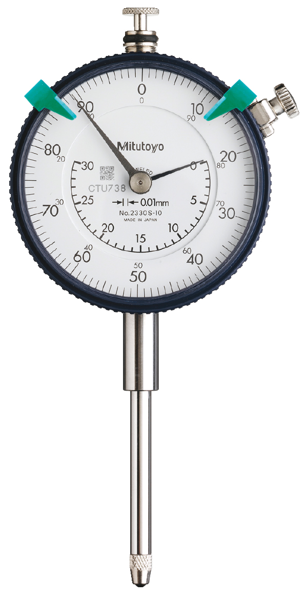 MITUTOYO 2330S-10 30mm Dial Indicator - Long Stroke Type Metric - Premium 30mm Dial Indicator from MITUTOYO - Shop now at Yew Aik.
