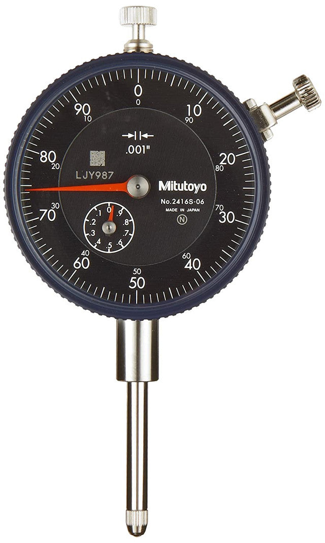 MITUTOYO 2416S-06 1” (.1”) Dial Indicator Long Stroke Inches - Premium Dial Indicator from MITUTOYO - Shop now at Yew Aik.