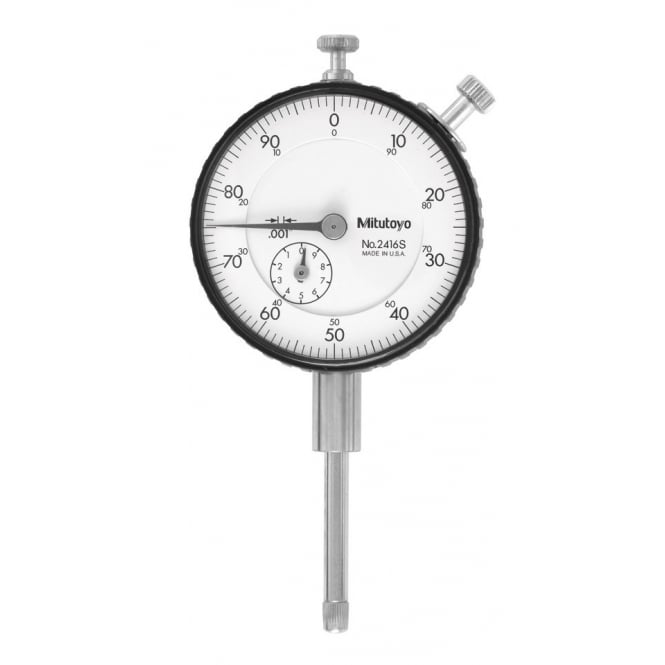 MITUTOYO 2416S 1” (.1”) Dial Indicator - Long Stroke Inches - Premium Dial Indicator from MITUTOYO - Shop now at Yew Aik.