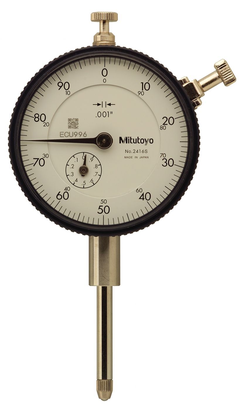 MITUTOYO 2416S-10 1” (.1”) Dial Indicator Long Stroke Inches - Premium Dial Indicator from MITUTOYO - Shop now at Yew Aik.