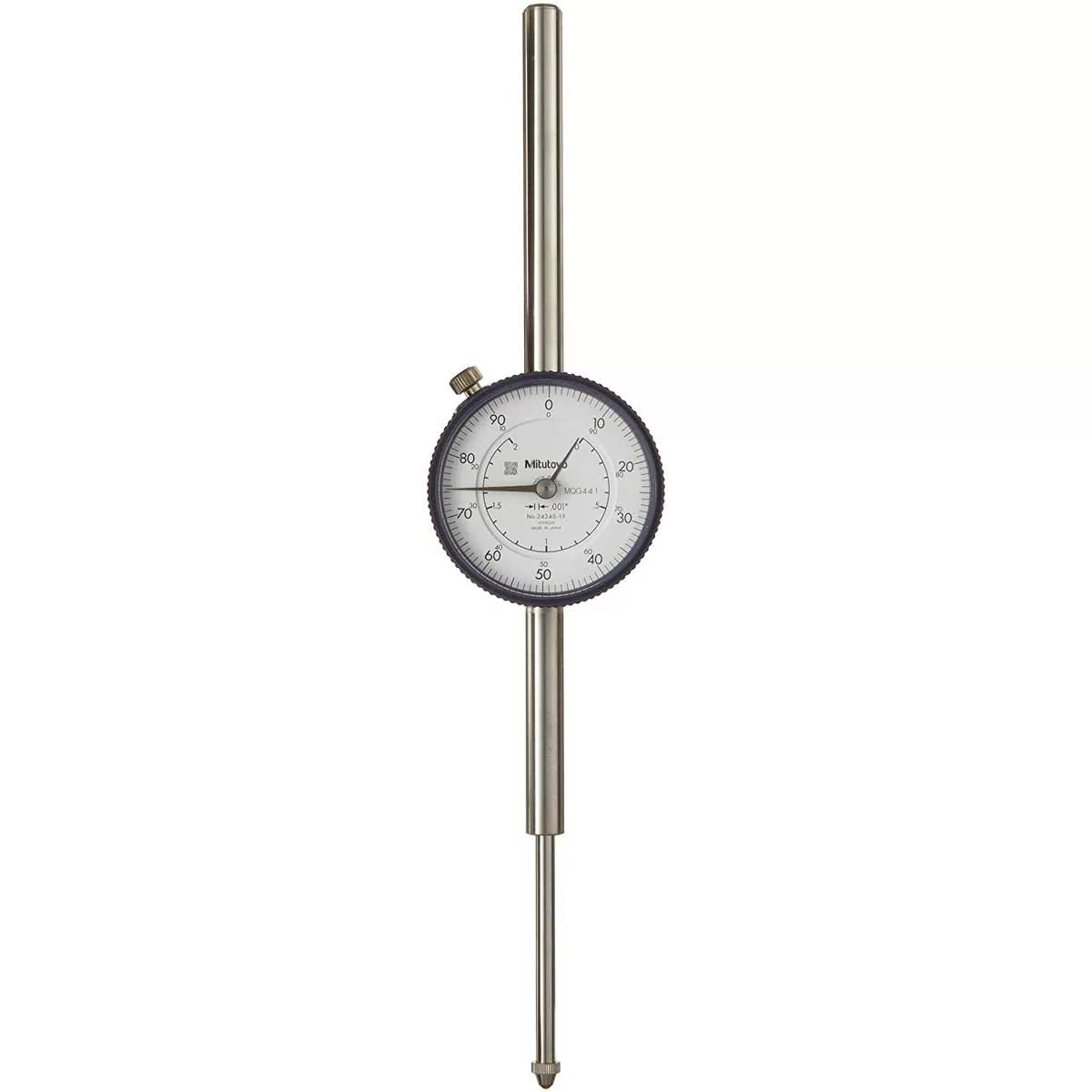 MITUTOYO 2424S-19 2” (.1”) Dial Indicator Long Stroke Inches - Premium Dial Indicator from MITUTOYO - Shop now at Yew Aik.