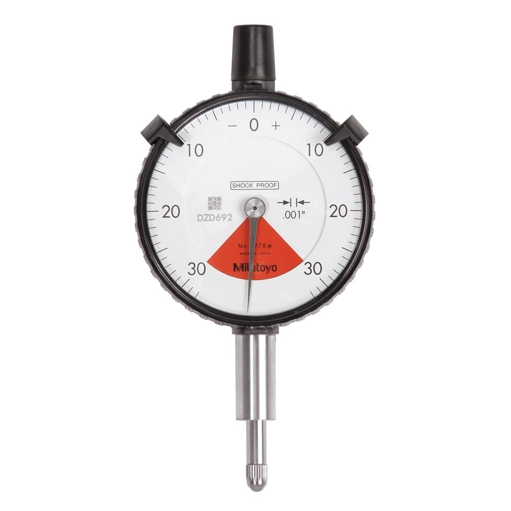 MITUTOYO 2978 One Revolution Dial Indicator Flat Back Inches - Premium One Revolution Dial Indicator Flat Back Inches from MITUTOYO - Shop now at Yew Aik.