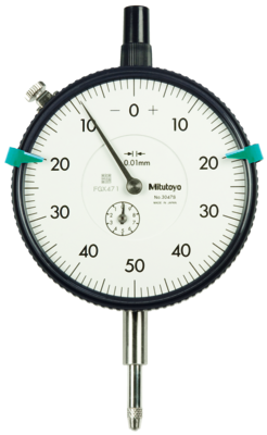 MITUTOYO 3047S 10mm Large Dial Face and Long Stroke Type Metric - Premium Large Dial Face from MITUTOYO - Shop now at Yew Aik.