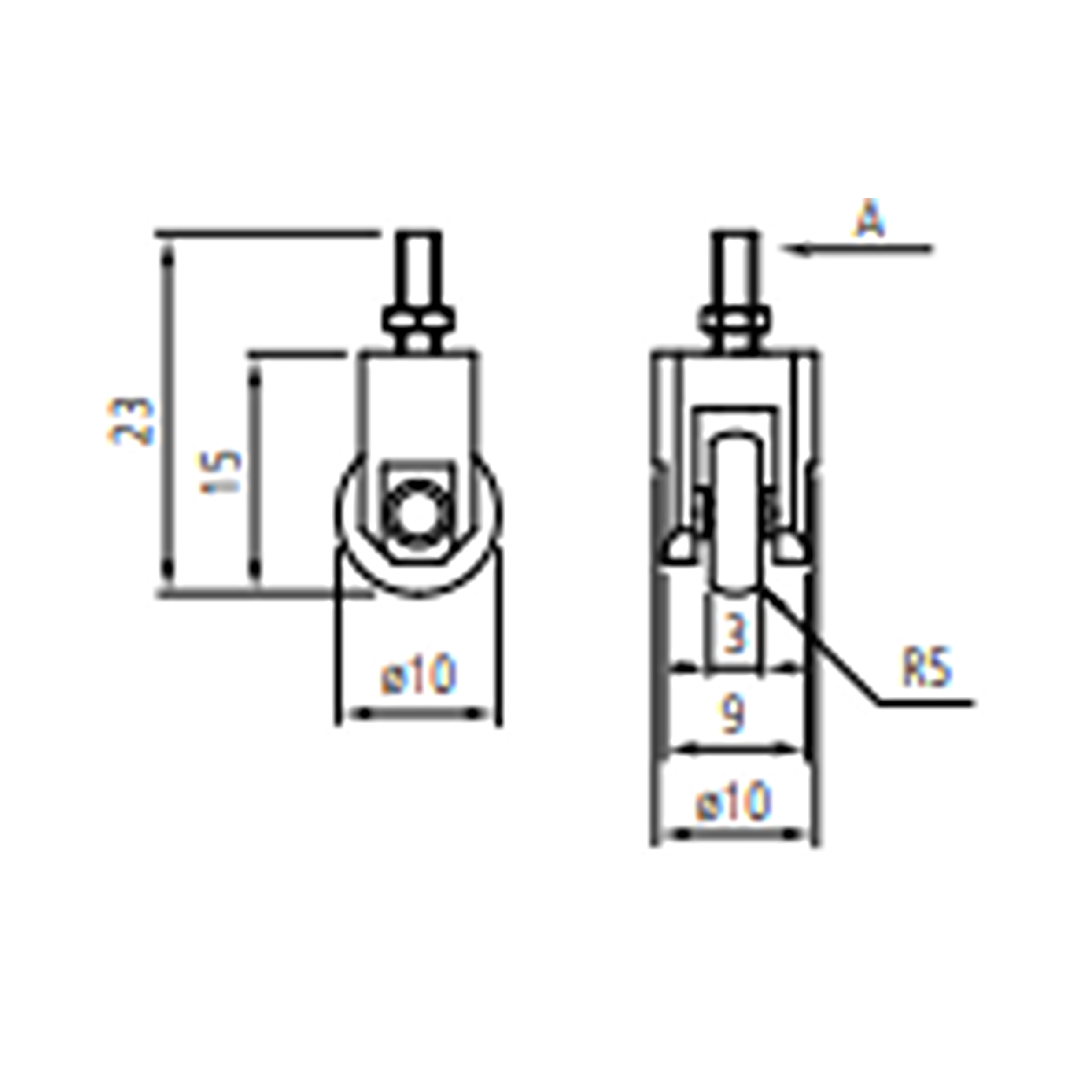 MITUTOYO 901 Optional Accessory for Digimatic - Roller Point - Premium Roller Point from MITUTOYO - Shop now at Yew Aik.