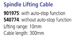 MITUTOYO 901975/540774 Spindle Lifting Cable (MITUTOYO Tools) - Premium Spindle Lifting Cable from MITUTOYO - Shop now at Yew Aik.