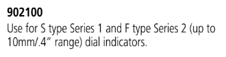 MITUTOYO 902100 Spindle Lifting Lever Type Series 1,2 10mm/.4” - Premium Lifting Lever from MITUTOYO - Shop now at Yew Aik.