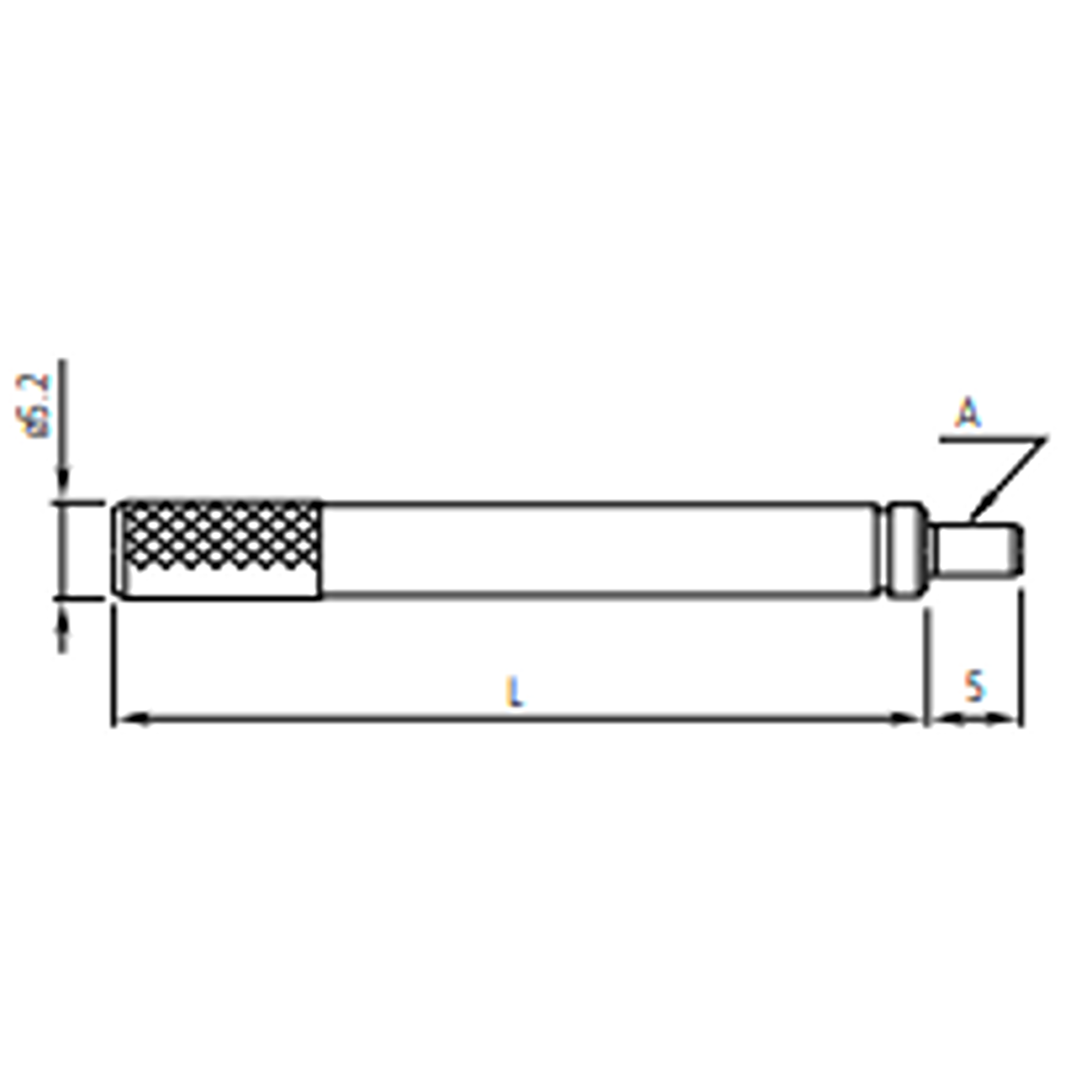 MITUTOYO Optional Accessory - Extension Rod (MITUTOYO Tools) - Premium Extension Rod from MITUTOYO - Shop now at Yew Aik.