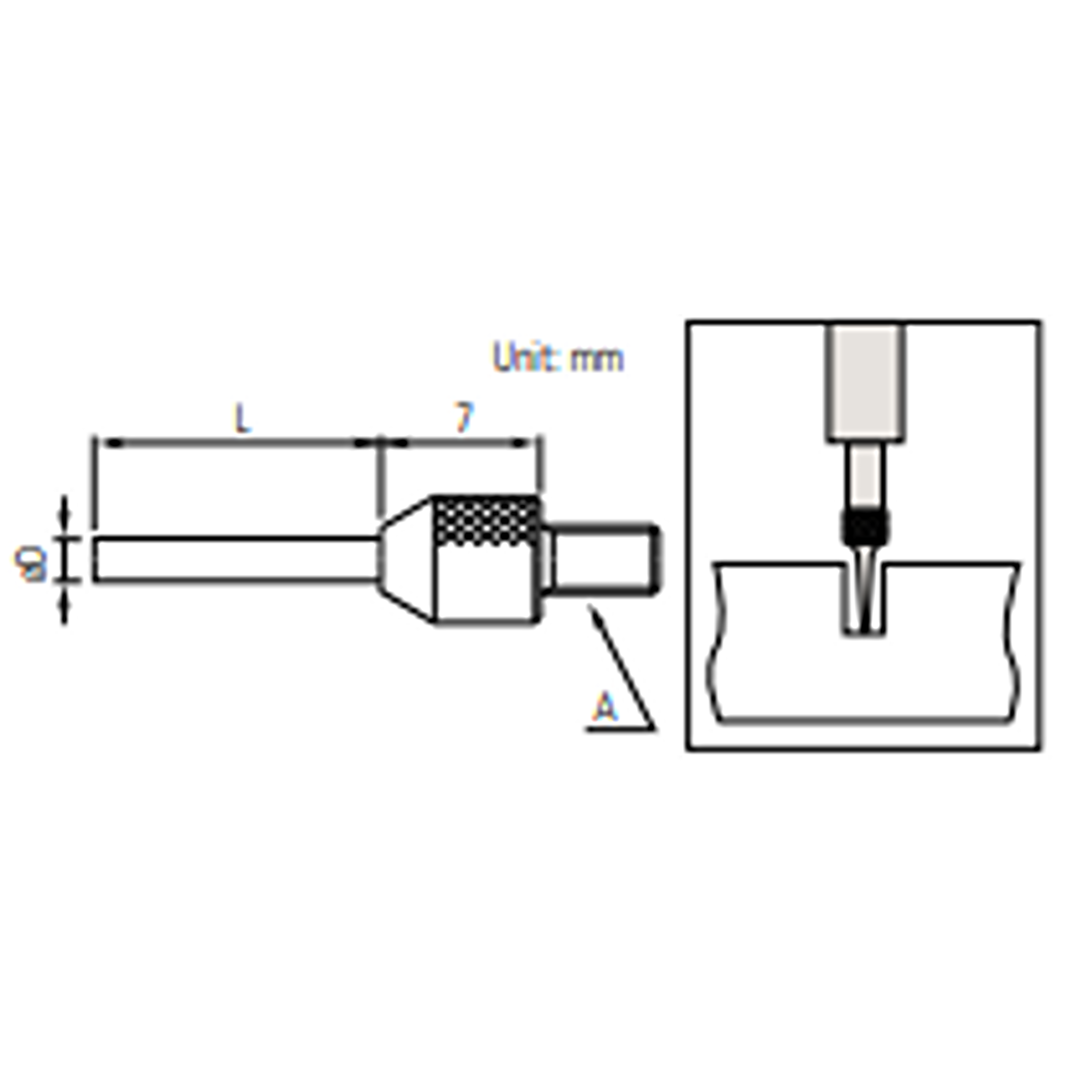 MITUTOYO Optional Accessory - Needle Point (Carbide) - Premium Needle Point from MITUTOYO - Shop now at Yew Aik.