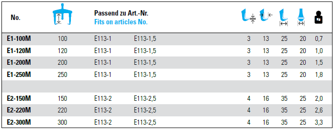 NEXUS E1-100M 3-Arm Puller Legs Easy-Fix Set - Premium 3-Arm Puller Legs from NEXUS - Shop now at Yew Aik.