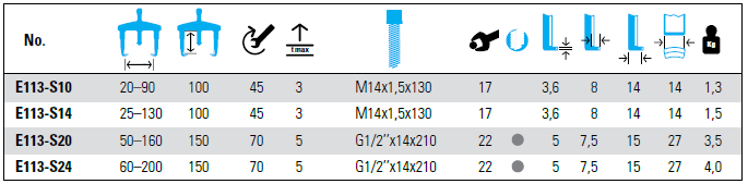 NEXUS E113 KRALLEX SLIM 3-Arm Universal Puller Easy-Fix - Premium 3-Arm Universal Puller from NEXUS - Shop now at Yew Aik.